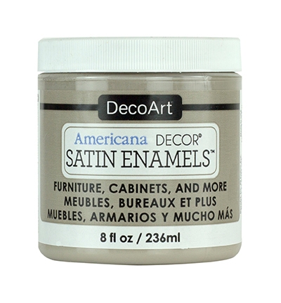 Americana Decor Satin Enamels Grey Taupe 236ml