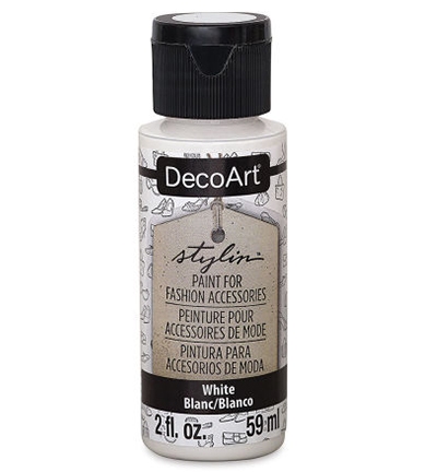 Decoart Stylin Leather Paint White 59 Ml