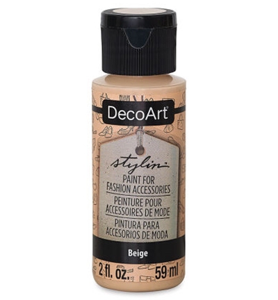 Decoart Stylin Leather Paint Beige 59 Ml