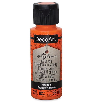 Decoart Stylin Leather Paint Orange 59 Ml