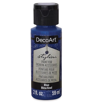 Decoart Stylin Leather Paint Blue 59 Ml