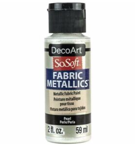 Sosoft Fabric Metallics Paint Pearl 59ml