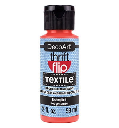 Decoart Thrift Flip Textile Racing Red 59ml