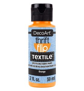 Decoart Thrift Flip Textile Orange 59ml