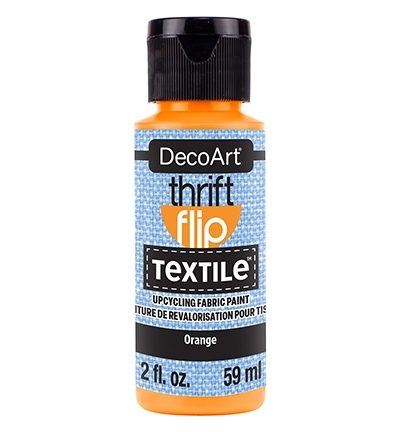 Decoart Thrift Flip Textile Orange 59ml