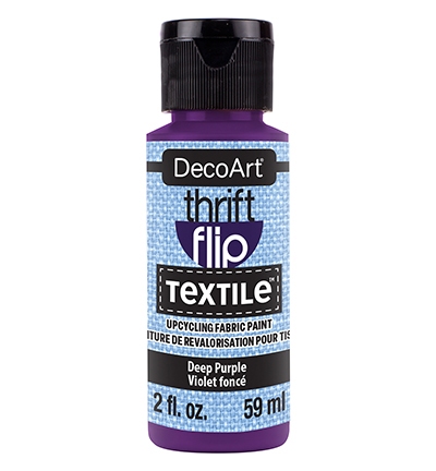 Decoart Thrift Flip Textile Deep Purple 59ml