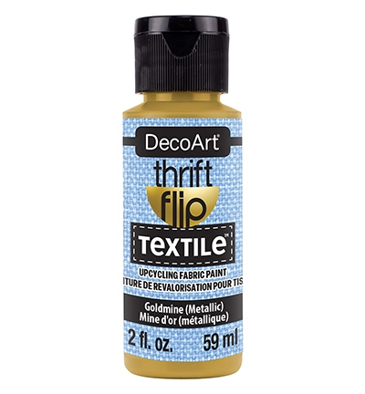 Decoart Thrift Flip Textile Goldmine (metallic) 59ml