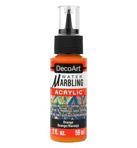 Decoart Water Marbling Paint Orange 59ml