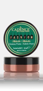 Cadence Fashion Textiel Metallic Relief Pasta Koper