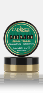 Cadence Fashion Textiel Metallic Relief Pasta Antiek Goud