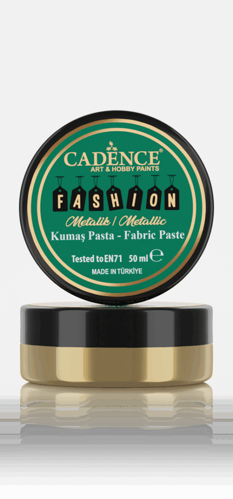 Cadence Fashion Textiel Metallic Relief Pasta Antiek Goud