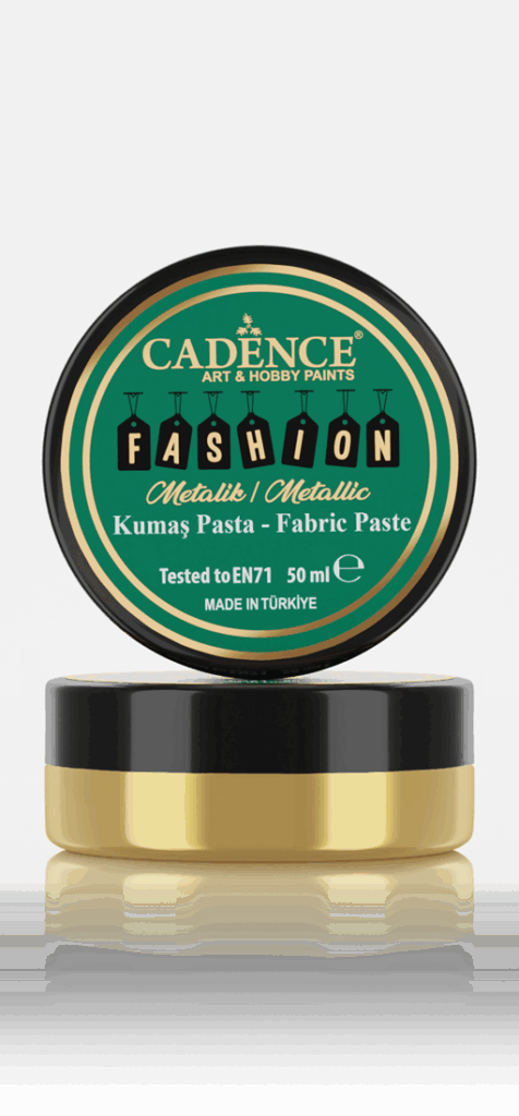 Cadence Fashion Textiel Metallic Relief Pasta Goud