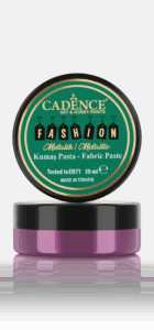 Cadence Fashion Textiel Metallic Relief Pasta Cyclaam