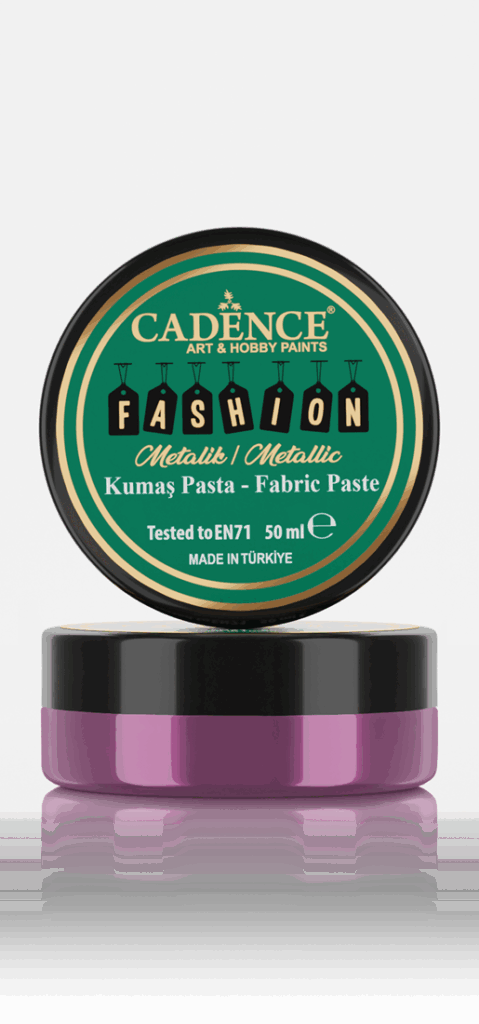 Cadence Fashion Textiel Metallic Relief Pasta Cyclaam