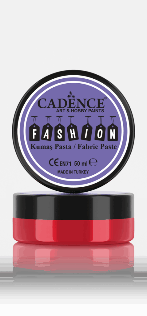 Cadence Fashion Textiel Relief Pasta Rood