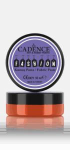 Cadence Fashion Textiel Relief Pasta Oranje