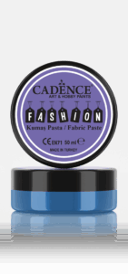 Cadence Fashion Textiel Relief Pasta Koningsblauw