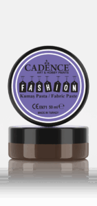 Cadence Fashion Textiel Relief Pasta Donkerbruin