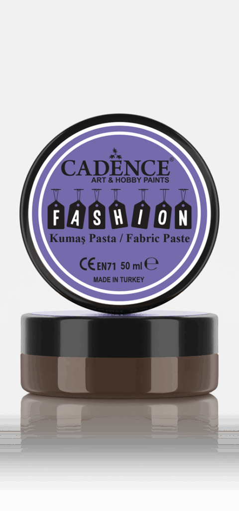 Cadence Fashion Textiel Relief Pasta Donkerbruin