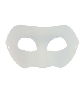 Papier Mache Oogmasker, 10x19cm