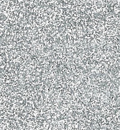 Foam 20x30cm X 2mm Zilver Glitter