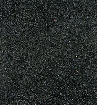 Foam 20x30cm X 2mm Zwart Glitter