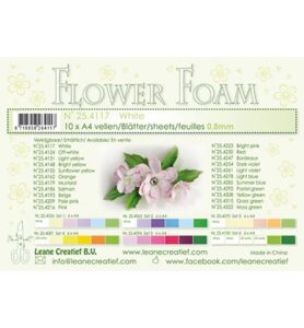 Flower Foam Sheets A4 Formaat Dikte 0.8mm 10st Wit