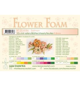 Flower Foam Sheets A4 Formaat Dikte 0.8mm 10st Zalm