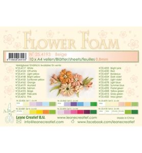 Flower Foam Sheets A4 Formaat Dikte 0.8mm 10st Beige