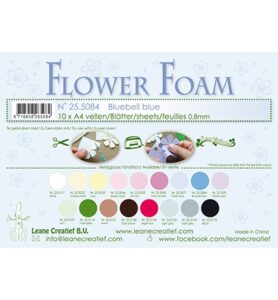 Flower Foam Sheets A4 Formaat Dikte 0.8mm 10st Bluebell Blauw