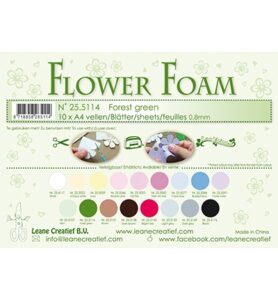 Flower Foam Sheets A4 Formaat Dikte 0.8mm 10st Bosgroen