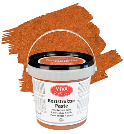 Viva Decor - Artline Roststruktur Paste, Rost-Orange- 1000ml ...