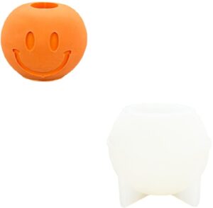 Siliconen Mal Kaarsenstandaard Smiley 9,5 X 7,5cm