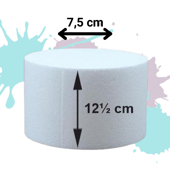 Taartdummie Rond 7,5cm Dikte 12,5 Cm