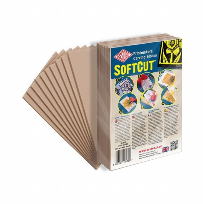 Essdee Softcut 10,5 X 10 Cm Dikte 3mm 10 Sheets