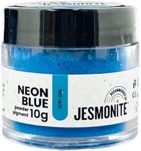 Jesmonite Pigment Poeder Neon Fluor Blauw 10 Gr