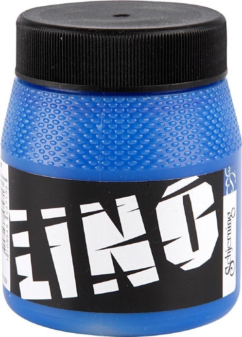 Schjerning Linoleum Verf Blauw 250ml