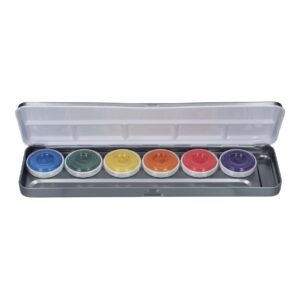 Superstar Aqua Face And Bodypaint Luxery Summer Festival Palette 6 Colours