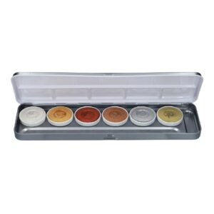 Superstar Aqua Face And Bodypaint Luxery Precious Gem Palette 6 Colours