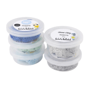 Stone Clay® Blauw Groen Harmonie 4 X 14 G Foam Clay®, 100 G Stone Clay