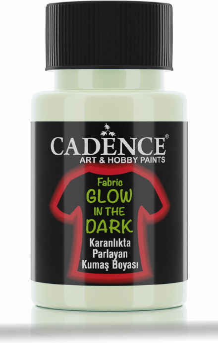 Textielverf Cadence Glow In The Natural Groen 50 Ml