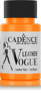 Cadence Leather Vogue Leer Verf 50 Ml Lvf 02 Neon Orange
