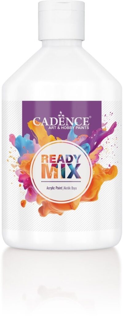 Cadence Ready Mix Acrylverf Mat 500 Ml Wit