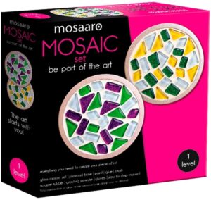 Mosaaro Mozaiek Set Onderzetter Rond