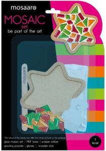 Mosaaro Mozaiek Set Glas Onderzetter Ster Vorm