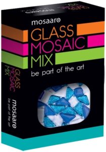Mosaaro Mozaiek Set Mozaiek Mix Blauw, Wit, Glitter Blauw Ma5001