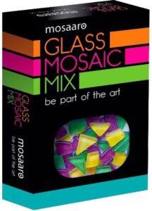 Mosaaro Mozaiek Set Mosaic Mix: Green, Yellow, Glitter Purple Ma5002