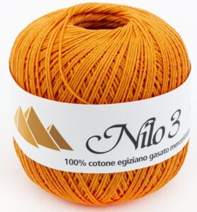 Haakgaren Nilo Nr.3 1014 Manderin 100gr / 270mtr