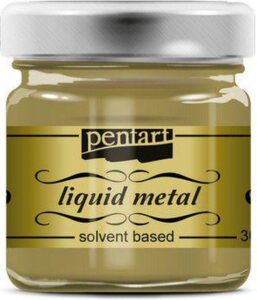 Pentart Liquid Metal Verf Goud 30ml