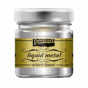 Pentart Liquid Metal Verf Zilver 30ml